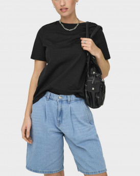 ONLY ELKE ΓΥΝΑΙΚΕΙΑ ΚΟΝΤΟΜΑΝΙΚΗ ΜΠΛΟΥΖΑ - 15367970 - ΜΑΥΡΟ