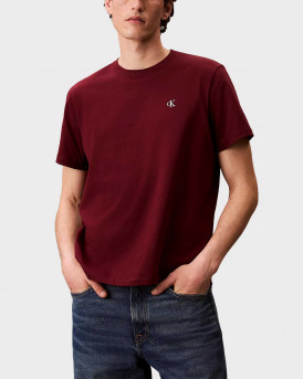 CALVIN KLEIN JEANS MONOGRAM 20S ΑΝΔΡΙΚΗ ΚΟΝΤΟΜΑΝΙΚΗ ΜΠΛΟΥΖΑ - LV04RC275G - ΜΠΟΡΝΤΩ
