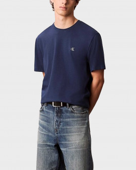 CALVIN KLEIN JEANS MONOGRAM 20S ΑΝΔΡΙΚΗ ΚΟΝΤΟΜΑΝΙΚΗ ΜΠΛΟΥΖΑ - LV04RC275G - ΜΠΛΕ
