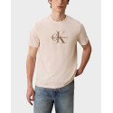 CALVIN KLEIN JEANS MONOGRAM LOGO ΑΝΔΡΙΚΗ ΚΟΝΤΟΜΑΝΙΚΗ ΜΠΛΟΥΖΑ - LV04RB862G - ΜΑΥΡΟ