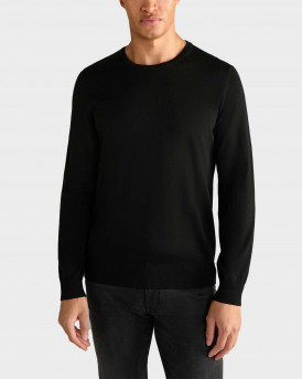 JOOP DENNY ΑΝΔΡΙΚΟ ΜΑΛΛΙΝΟ ΠΟΥΛΟΒΕΡ - 10012053 - ΜΑΥΡΟ