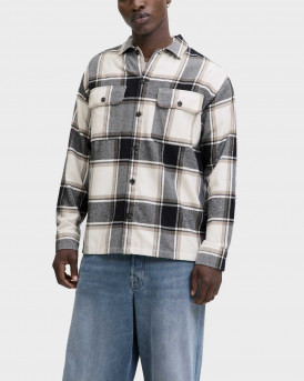 JACK & JONES CHARGE ΑΝΔΡΙΚΟ ΠΟΥΚΑΜΙΣΟ OVERSHIRT - 12278969 - ΜΠΕΖ