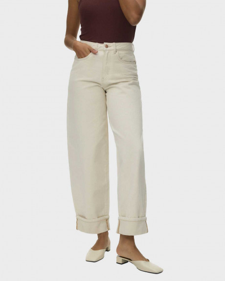 VERO MODA ZELDA WOMEN'S HIGH RISE BARREL JEANS - 10339347