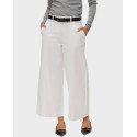 VERO MODA AWVANA WOMEN'S ANKLE WIDE LEG TROUSERS - 10339636 - WHITE