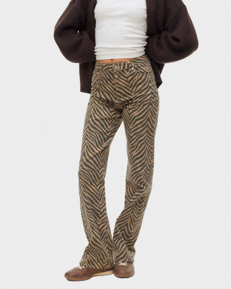 VERO MODA ΓΥΝΑΙΚΕΙΟ ΨΗΛΟΜΕΣΟ ΤΖΙΝ ANIMAL PRINT - 10330128