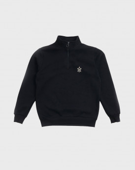 BLACKTOP FOUNDATION ΑΝΔΡΙΚΟ ΦΟΥΤΕΡ HALF-ZIP - DUKE - ΜΑΥΡΟ