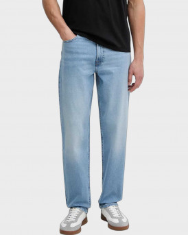 CALVIN KLEIN JEANS ΑΝΔΡΙΚΟ 90S ΤΖΙΝ ΠΑΝΤΕΛΟΝΙ TAPERED ΓΡΑΜΜΗ - LV04RE785G - ΜΠΛΕ
