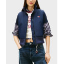TOMMY JEANS WOMEN'S PADDED VEST - DW0DW22038 - BLUE