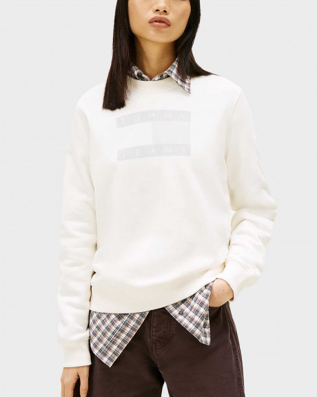 TOMMY JEANS FLAG CREW ΓΥΝΑΙΚΕΙΟ ΦΟΥΤΕΡ - DW0DW22564