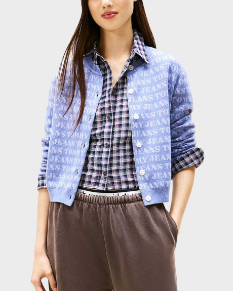 TOMMY JEANS ΓΥΝΑΙΚΕΙΑ ΠΛΕΚΤΗ CROPPED ZAKETA - DW0DW22030