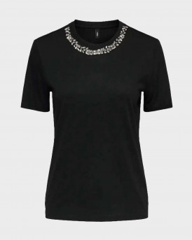 ONLY PARKER WOMEN'S T-SHIRT - 15343568 - BLACK