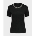 ONLY PARKER WOMEN'S T-SHIRT - 15343568 - BLACK