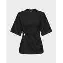 ONLY MARIE WOMEN'S SHORT-SLEEVED TOP - 15368496 - BLACK