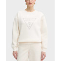 GUESS CN TRIAN WOMEN'S SWEATSHIRT - W6RQ16KB681  - ECRU