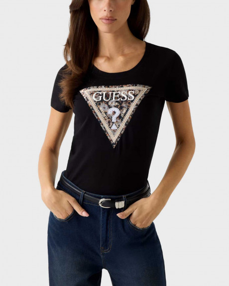 GUESS ΓΥΝΑΙΚΕΙΑ ΚΟΝΤΟΜΑΝΙΚΗ ΜΠΛΟΥΖΑ - W6RI32J1314 