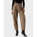 GUESS DENISE WOMEN'S CARROT FIT TROUSERS - W6RB08WJ692  - BEIGE