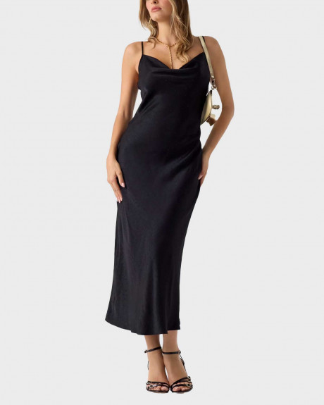 GUESS NEW AKILINA ΓΥΝΑΙΚΕΙΟ ΣΑΤΕΝ SLIP ΦΟΡΕΜΑ - W6RK50WJ732 