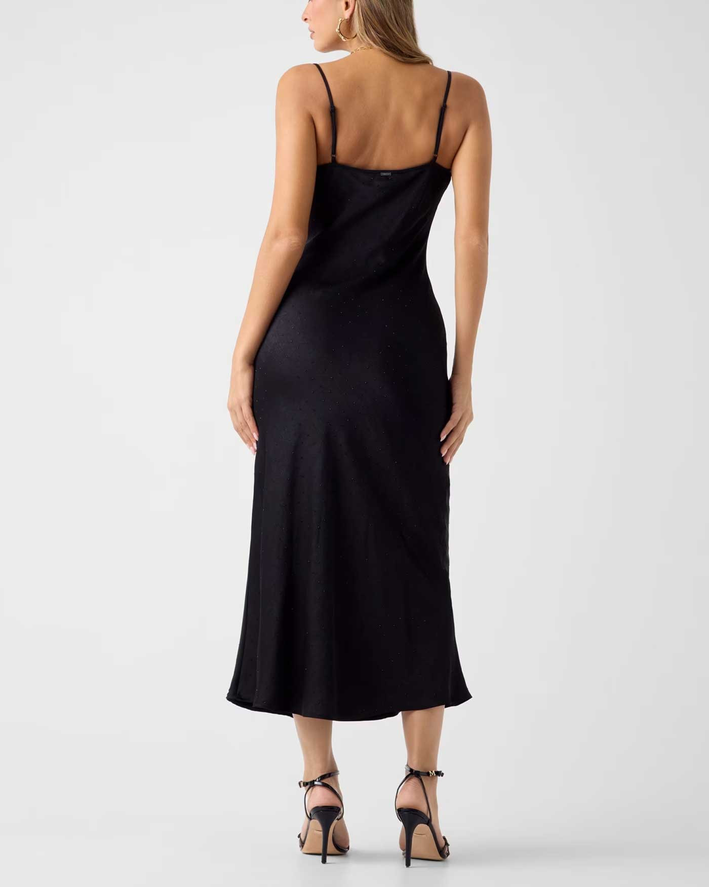 GUESS NEW AKILINA WOMEN'S SATIN SLIP DRESS - W6RK50WJ732