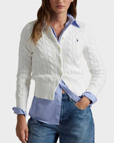 POLO RALPH LAUREN WOMEN'S CABLE-KNIT CARDIGAN - 211971868007