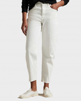 POLO RALPH LAUREN ΓΥΝΑΙΚΕΙΟ ΤΖΙΝ ΠΑΝΤΕΛΟΝΙ TAPERED ΓΡΑΜΜΗ - 211969399001 - ΕΚΡΟΥ