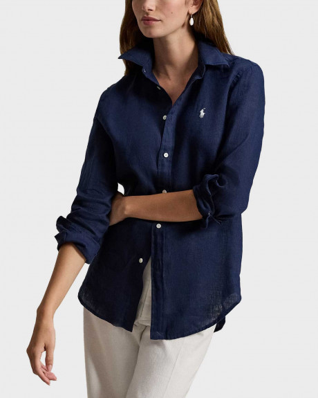 POLO RALPH LAUREN ΓΥΝΑΙΚΕΙΟ ΛΙΝΟ ΠΟΥΚΑΜΙΣΟ - 211970730519