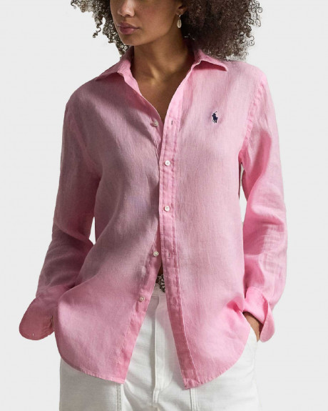 POLO RALPH LAUREN ΓΥΝΑΙΚΕΙΟ ΛΙΝΟ ΠΟΥΚΑΜΙΣΟ - 211970730514