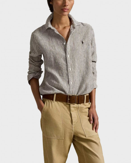 POLO RALPH LAUREN ΓΥΝΑΙΚΕΙΟ ΛΙΝΟ ΠΟΥΚΑΜΙΣΟ - 211Α96158007