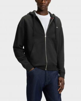 HUGO DAPOZIP ΑΝΔΡΙΚΗ ΖΑΚΕΤΑ ΜΕ ΚΟΥΚΟΥΛΑ - 50548651  - ΜΑΥΡΟ