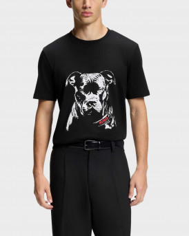 HUGO DUBROX ΑΝΔΡΙΚΗ ΚΟΝΤΟΜΑΝΙΚΗ ΜΠΛΟΥΖΑ - 50553779  - ΜΑΥΡΟ