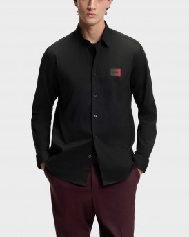 HUGO EMERO ΑΝΔΡΙΚΟ ΠΟΥΚΑΜΙΣΟ - 50555786  - ΜΑΥΡΟ