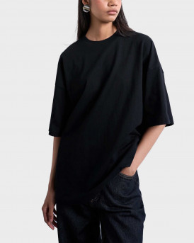 TOPSHOP IDA WOMEN'S OVERSIZED T-SHIRT - 31000931 - BLACK