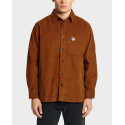 BLACKTOP FOUNDATION MEN'S CORDUROY SHIRT OVERSIZED - CORDY - GREY