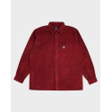 BLACKTOP FOUNDATION MEN'S CORDUROY SHIRT OVERSIZED - CORDY - GREY