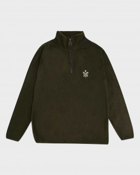 BLACKTOP FOUNDATION ΑΝΔΡΙΚΟ HALF-ZIP FLEECE - FREEZE - ΛΑΔΙ
