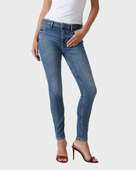 GUESS 1981 WOMEN'S SKINNY JEANS - W2YA46D4Q02 