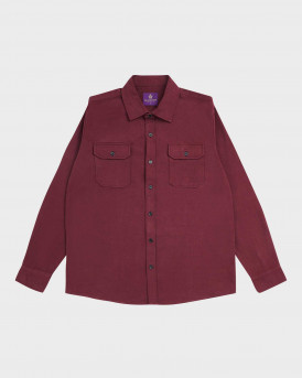 BLACKTOP FOUNDATION ΑΝΔΡΙΚΟ ΠΟΥΚΑΜΙΣΟ - TWILLMATIC - ΜΠΟΡΝΤΩ