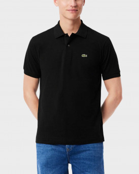 LACOSTE ΑΝΔΡΙΚΗ ΚΟΝΤΟΜΑΝΙΚΗ ΠΟΛΟ ΜΠΛΟΥΖΑ - L.12.12 - ΜΑΥΡΟ