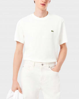 LACOSTE ΑΝΔΡΙΚΗ ΚΟΝΤΟΜΑΝΙΚΗ ΜΠΛΟΥΖΑ ΠΙΚΕ - ΤΗ0629 - ΑΣΠΡΟ