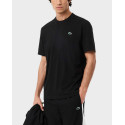 LACOSTE ULTRA DRY COTTON ΑΝΔΡΙΚΗ ΚΟΝΤΟΜΑΝΙΚΗ ΜΠΛΟΥΖΑ - ΤΗ7618 - ΜΑΥΡΟ