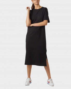 VERO MODA MOLLY ΓΥΝΑΙΚΕΙΟ ΜΑΚΡΥ ΦΟΡΕΜΑ - 10286081 - ΜΑΥΡΟ
