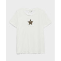 VERO MODA ISUMA WOMEN'S T-SHIRT - 10340644 - WHITE