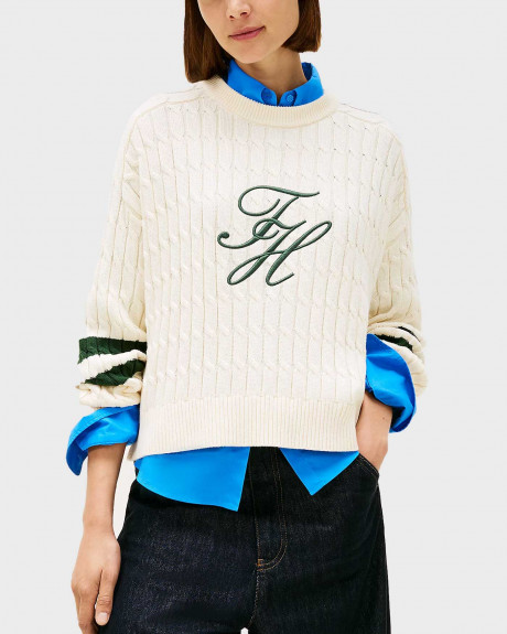 TOMMY HILFIGER ΓΥΝΑΙΚΕΙΟ ΠΟΥΛΟΒΕΡ - WW0WW47633