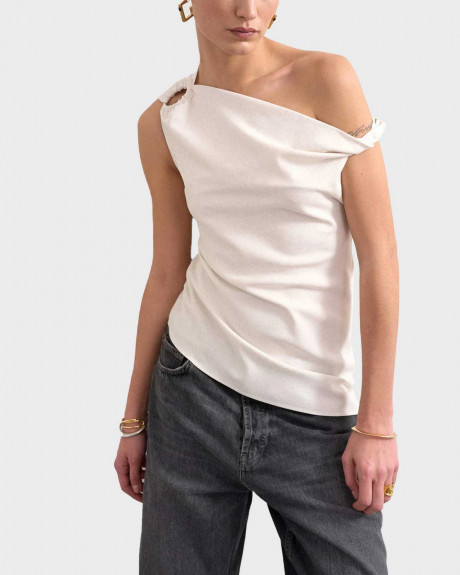 TOPSHOP TALULA WOMEN'S OFF SHOULDER TOP - 31000888