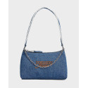 TOMMY JEANS WOMEN'S DENIM SHOULDER BAG - AW0AW18575 - BLUE