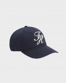 TOMMY HILFIGER WOMEN'S BASEBALL CAP - AW0AW18221 - BLUE