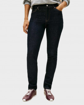 TOMMY HILFIGER ΓΥΝΑΙΚΕΙΟ ΤΖΙΝ ΠΑΝΤΕΛΟΝΙ ΣΤΕΝΗ ΓΡΑΜΜΗ - WW0WW47685 - ΜΠΛΕ