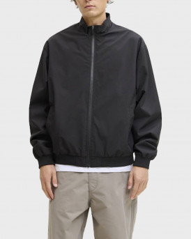 JACK & JONES JJECHARGE MEN'S BOMBER JACKET - 12288895 - BLACK