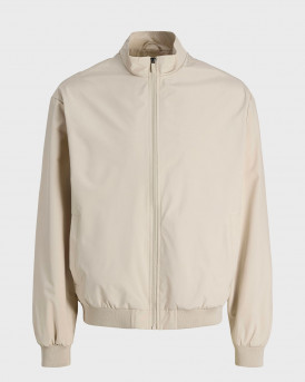 JACK & JONES JJECHARGE MEN'S BOMBER JACKET - 12288895 - BEIGE