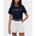 TOMMY HILFIGER WOMEM'S T-SHIRT - WW0WW40276 - BLUE