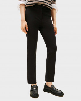 TOMMY HILFIGER ΓΥΝΑΙΚΕΙΟ ΠΑΝΤΕΛΟΝΙ GABARDINE - WW0WW48350 - ΜΑΥΡΟ